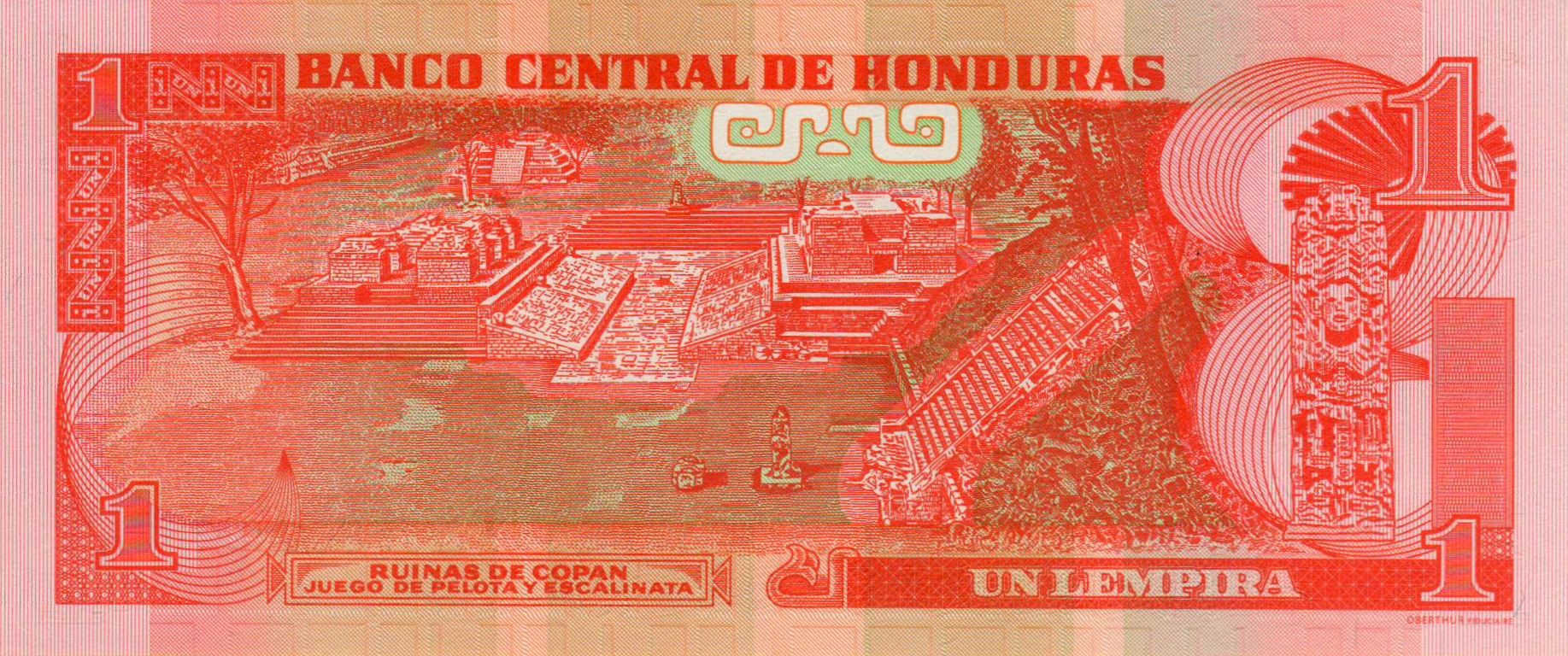 Honduras 1 2014 UNC Front P-096/b